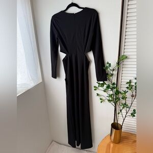 Lulu's Classic Black Maxi Dress